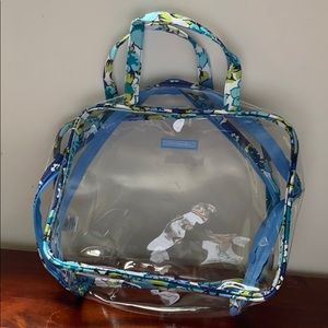 Vera Bradley Clear Zip-Up Bag